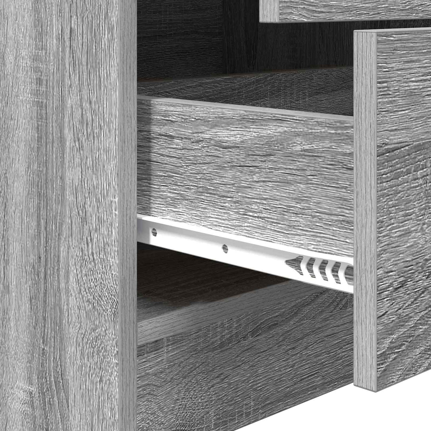 vidaXL Γραφείο Γκρίζο Σονομα 135,5 x 40 x 127 εκ 2 τμχ.