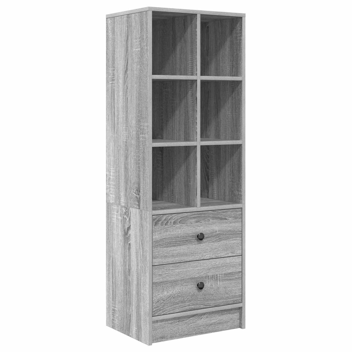 vidaXL Γραφείο Γκρίζο Σονομα 135,5 x 40 x 127 εκ 2 τμχ.