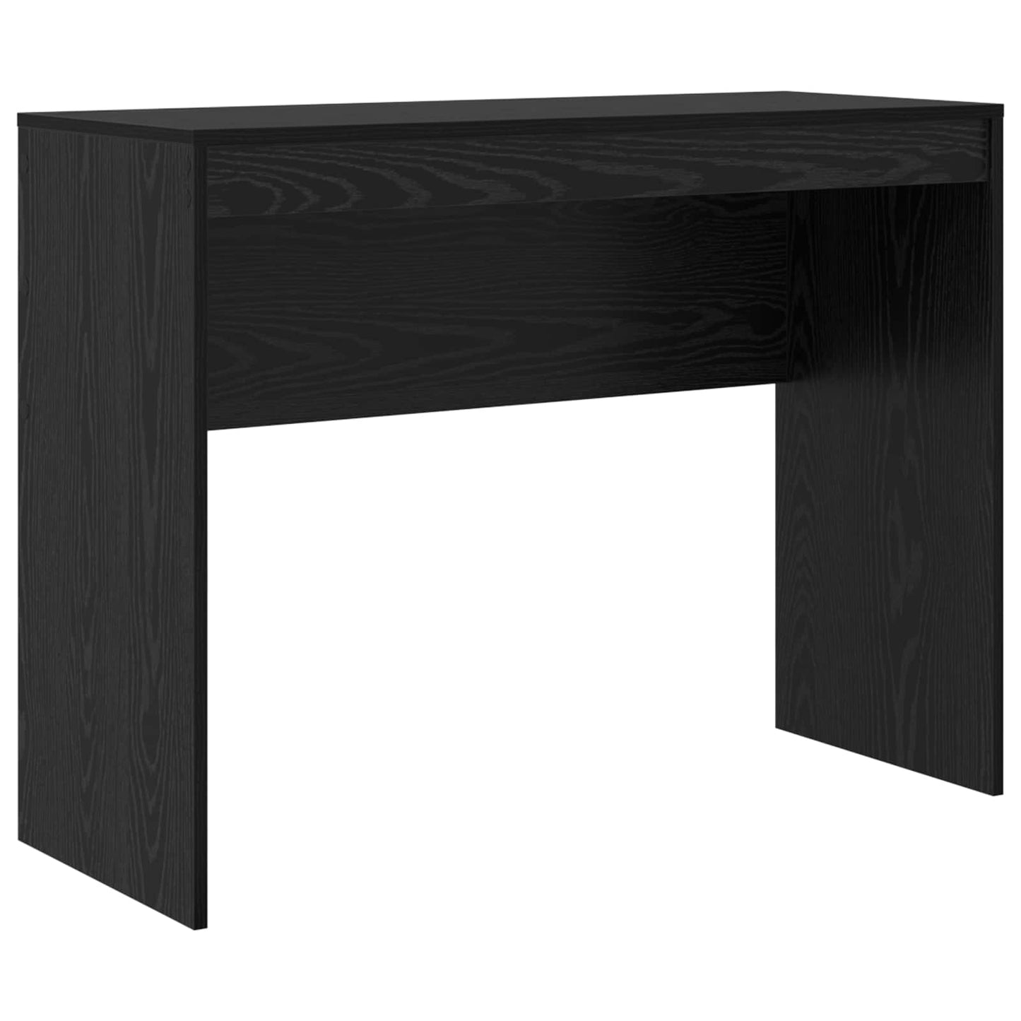 vidaXL Γραφείο Μαύρη Οξυά 145,5 x 40 x 127 εκ 2 τμχ.