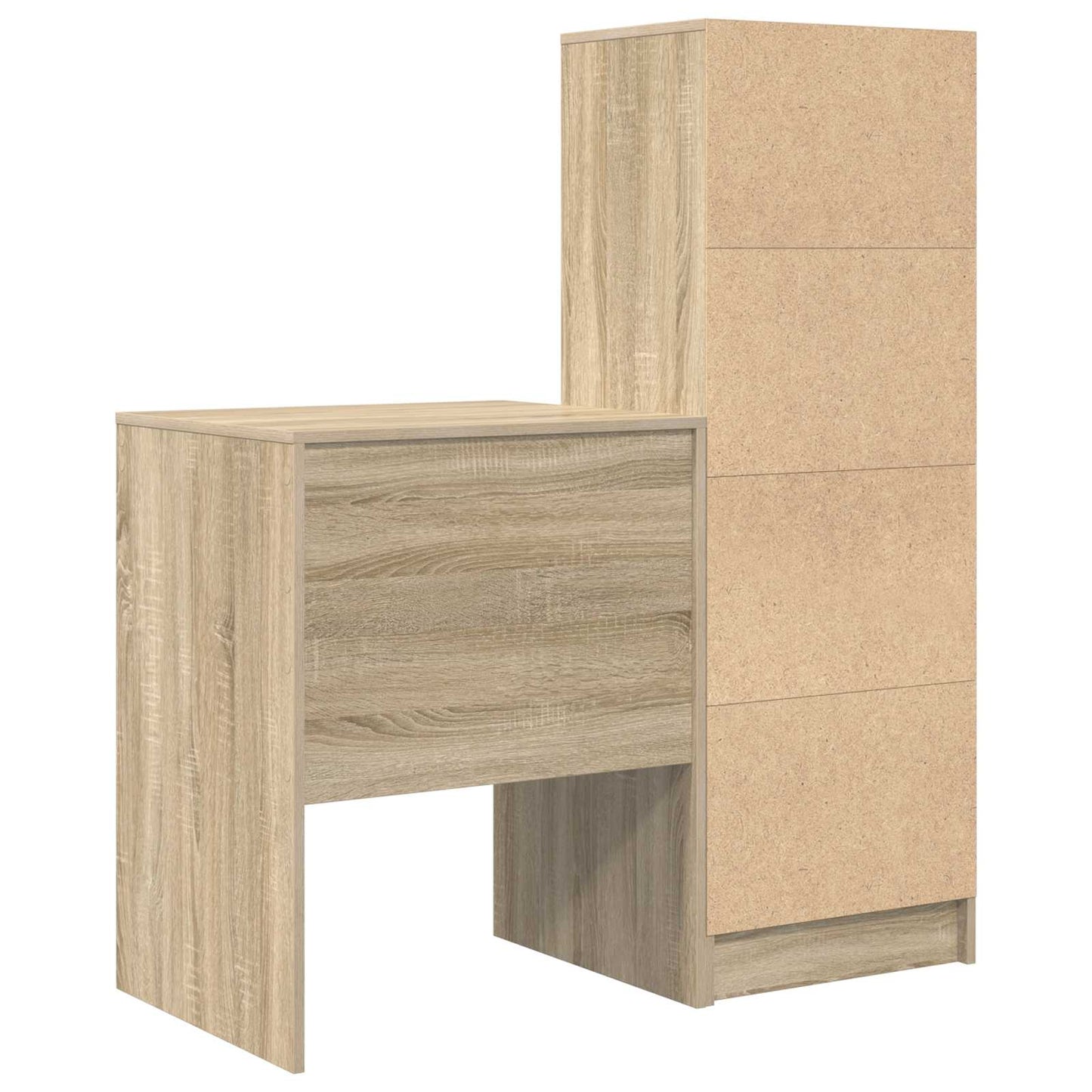 vidaXL Γραφείο Δρύς Sonoma 105,5 x 50 x 127 εκ 2 τμχ.