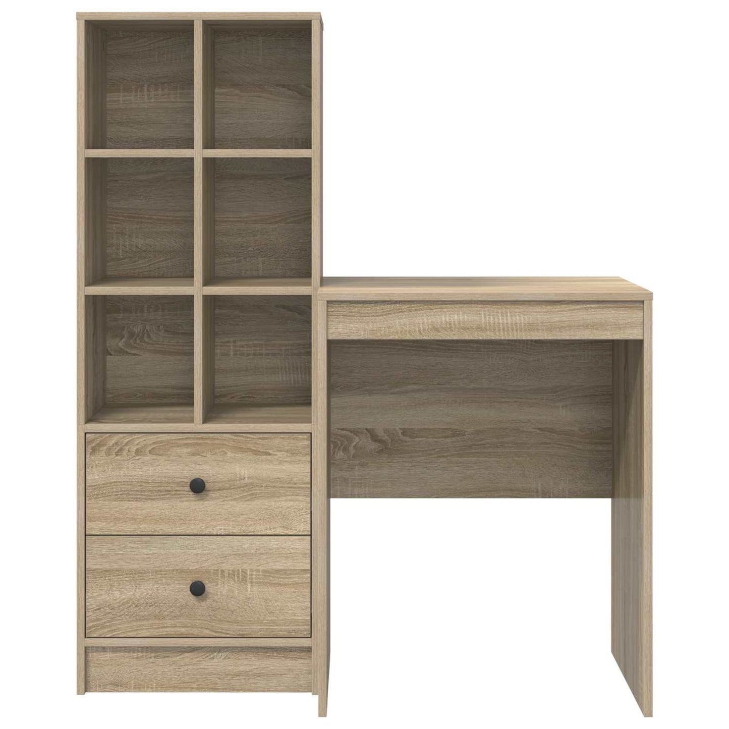 vidaXL Γραφείο Δρύς Sonoma 105,5 x 50 x 127 εκ 2 τμχ.