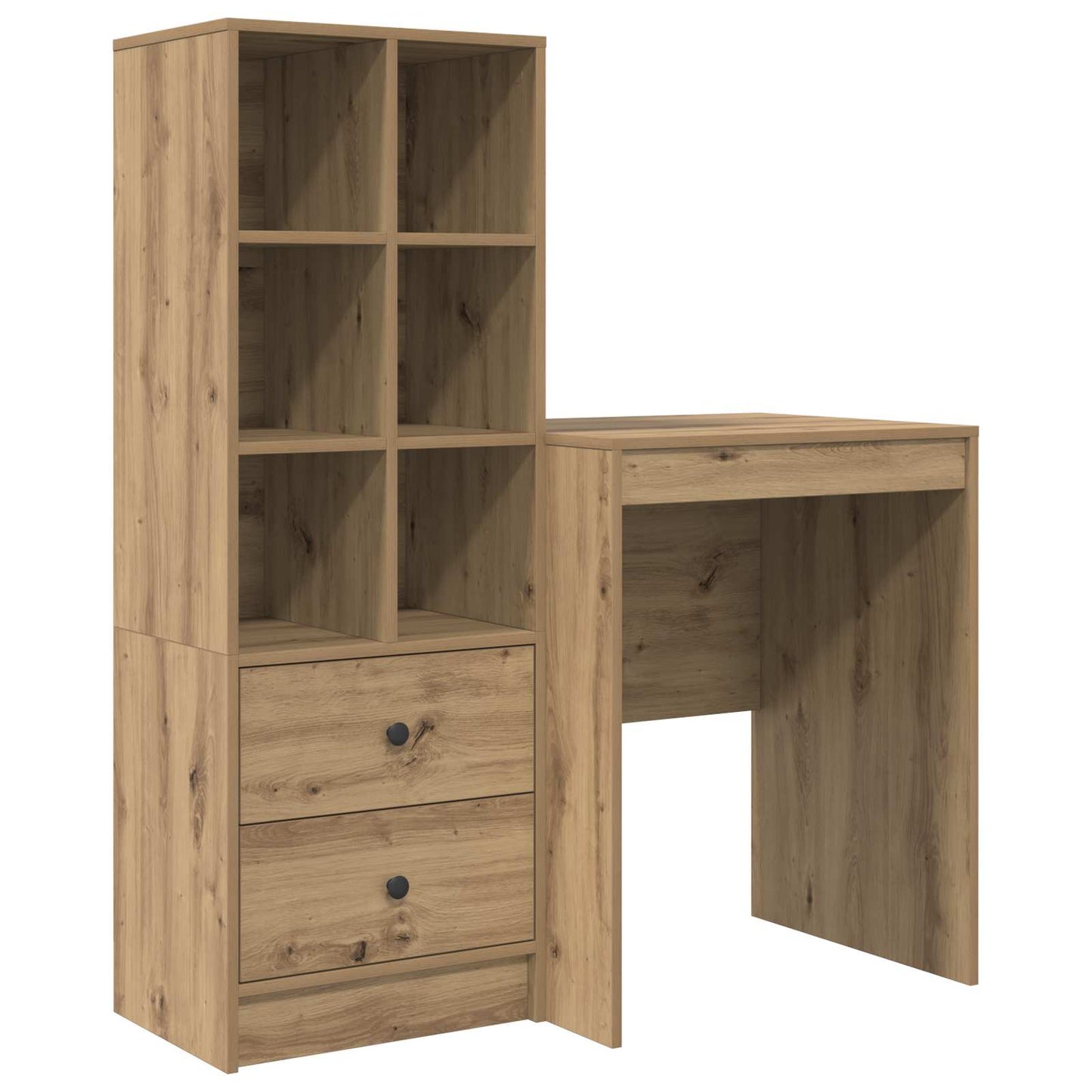 vidaXL Γραφείο Artisan Oak 105,5 x 50 x 127 εκ 2 τμχ.