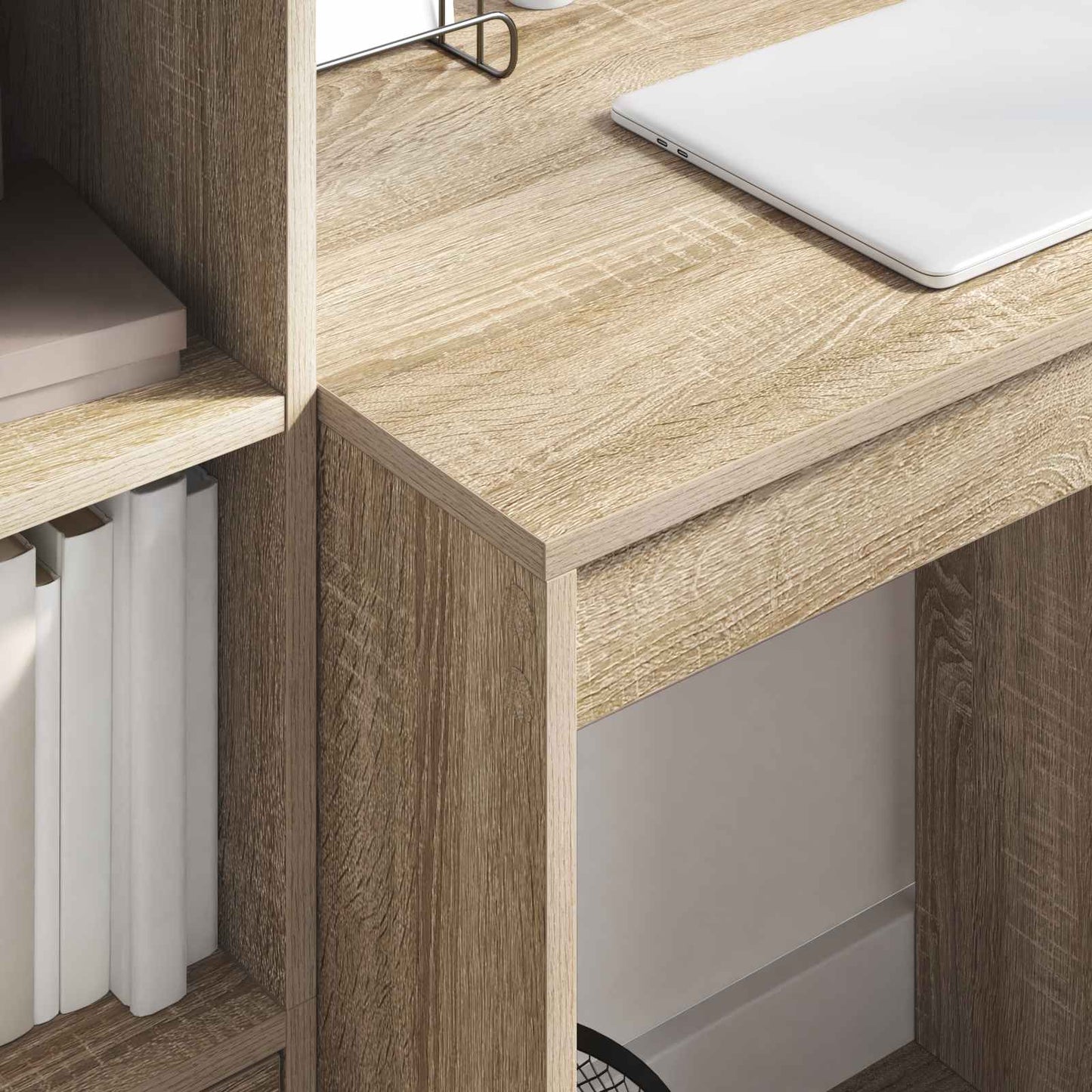 vidaXL Γραφείο Δρύς Sonoma 115,5 x 50 x 127 εκ 2 τμχ.