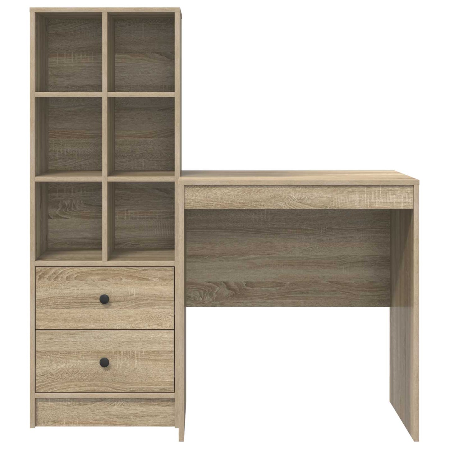 vidaXL Γραφείο Δρύς Sonoma 115,5 x 50 x 127 εκ 2 τμχ.