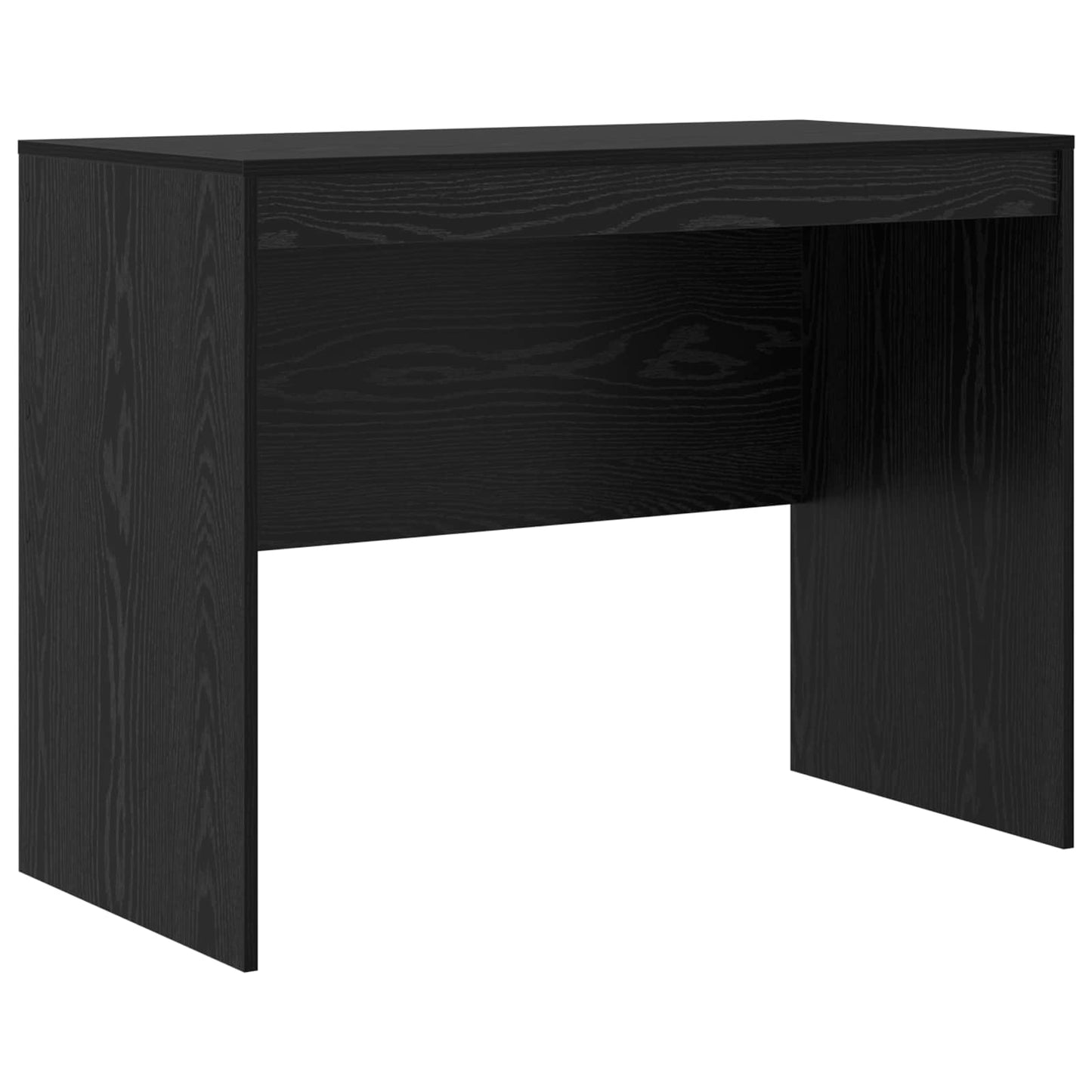 vidaXL Γραφείο Μαύρη Οξυά 145.5 x 50 x 127 εκ 2 τμχ.