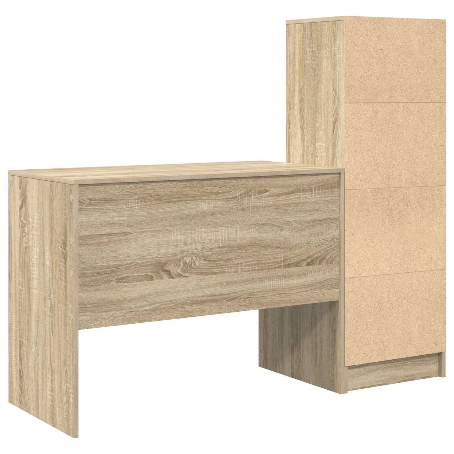 vidaXL Γραφείο Δρύς Sonoma 145.5 x 50 x 127 εκ 2 τμχ.