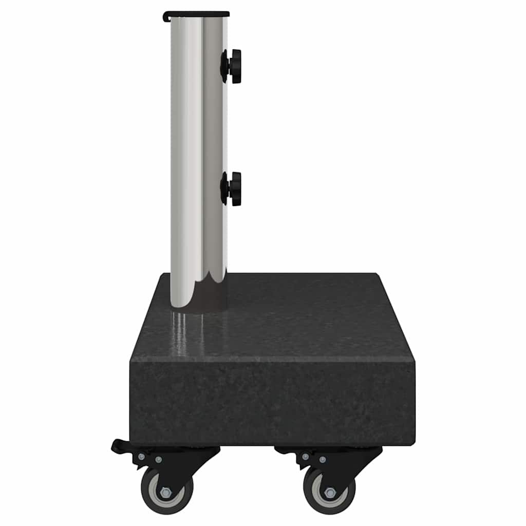 vidaXL Βάση ομπρέλας Μαύρο 45 x 25 x 45 εκ. Γρανίτης και Ατσάλι