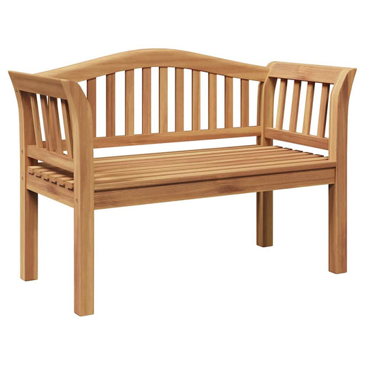 vidaXL παγκάκι Καφέ 120 x 53,5 x 85 εκ Μασίφ ξύλο teak