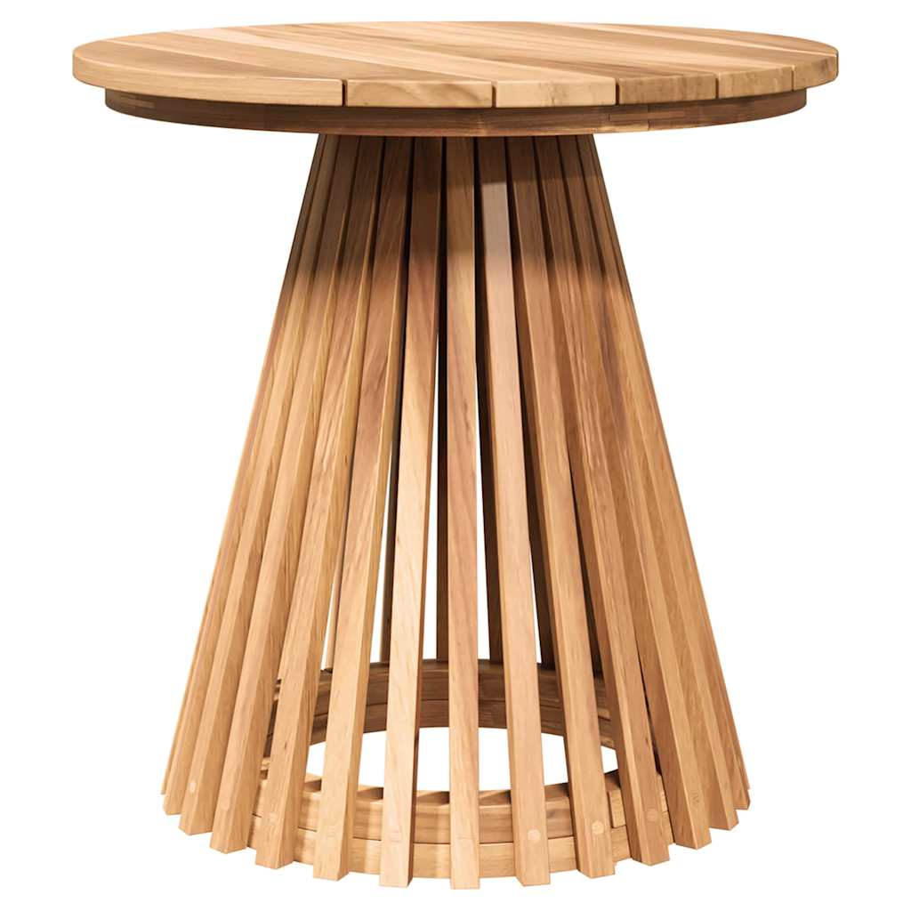vidaXL Τραπέζι Κήπου Πλευρικό Καφέ 50 x 50 x 49.5 εκ Μασίφ ξύλο teak