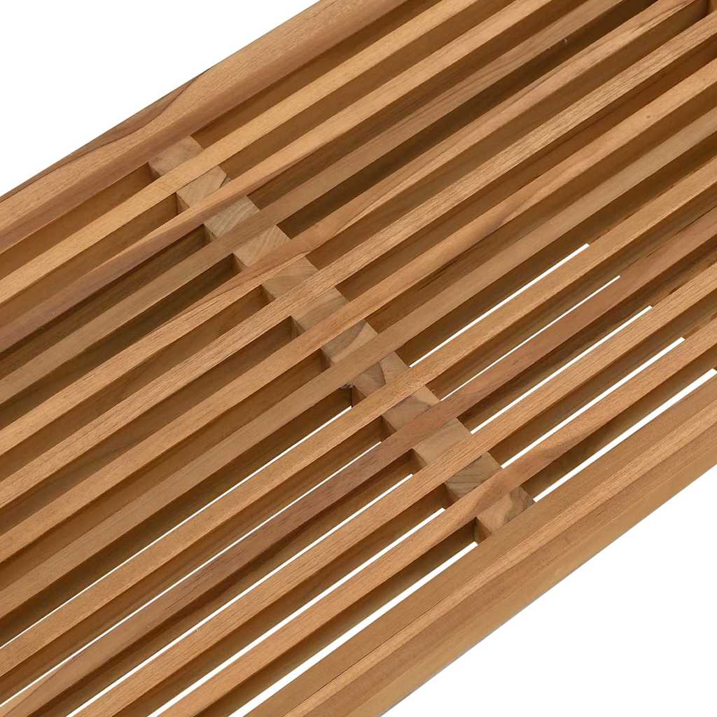 vidaXL Πλευρικό Τραπέζι Κήπου Καφέ 70 x 37.5 x 35.5 εκ Μασίφ ξύλο teak