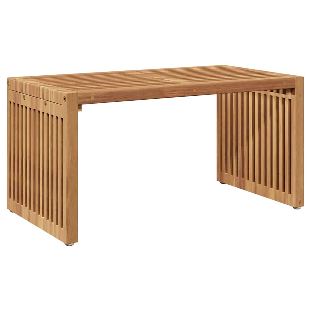 vidaXL Πλευρικό Τραπέζι Κήπου Καφέ 70 x 37.5 x 35.5 εκ Μασίφ ξύλο teak