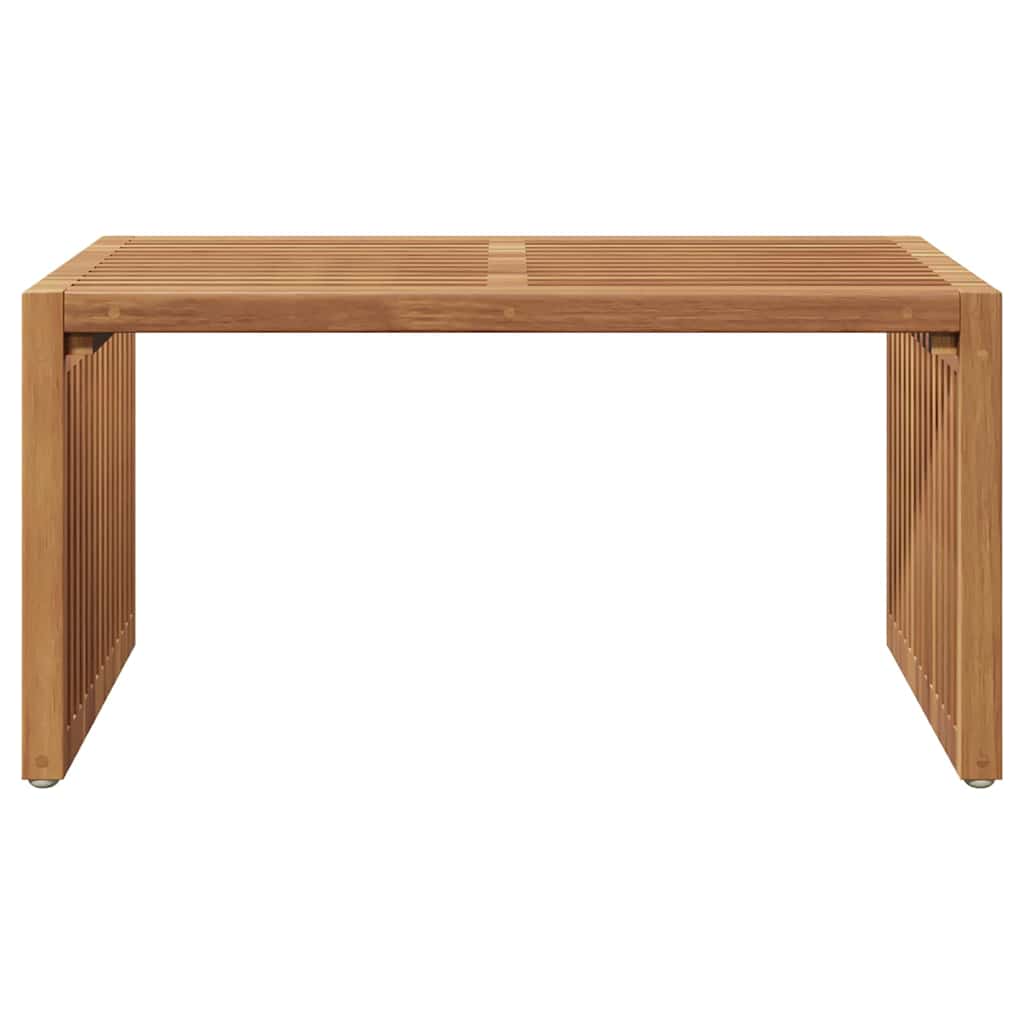 vidaXL Πλευρικό Τραπέζι Κήπου Καφέ 70 x 37.5 x 35.5 εκ Μασίφ ξύλο teak