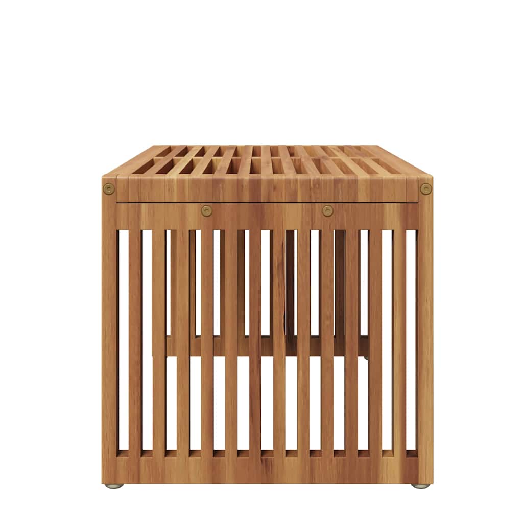 vidaXL Πλευρικό Τραπέζι Κήπου Καφέ 70 x 37.5 x 35.5 εκ Μασίφ ξύλο teak