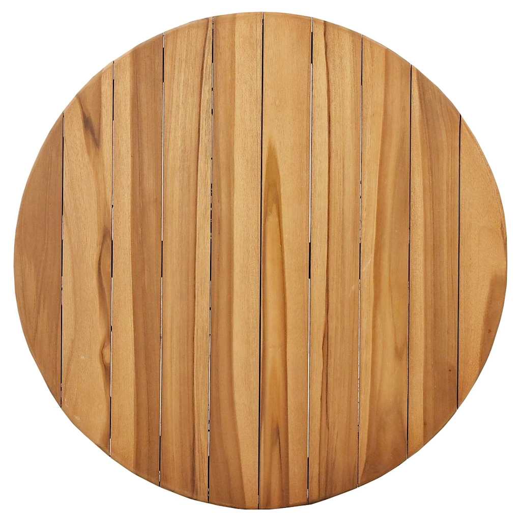 vidaXL Τραπέζι Bistro Καφέ 70 x 70 x 75 cm Μασίφ ξύλο teak