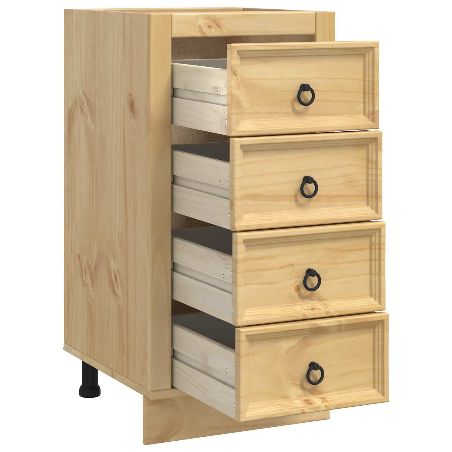 vidaXL Ντουλαπιού Μέλι 40 x 46 x 81,5 εκ Στερεά ξυλεία πεύκου