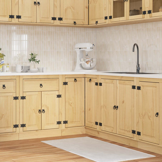 vidaXL Ντουλαπιού με ράφι Μέλι 60 x 32 x 40 εκ. Στερεά ξυλεία πεύκου