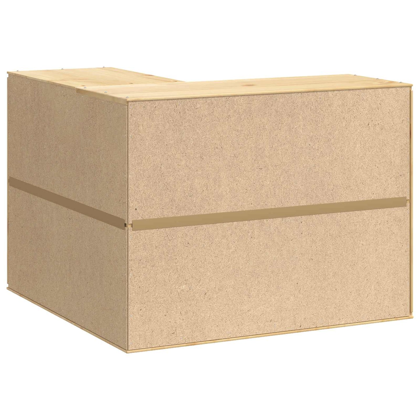 vidaXL Ντουλαπιού με ράφι Μέλι 80 x 80 x 60 εκ. Στερεά ξυλεία πεύκου