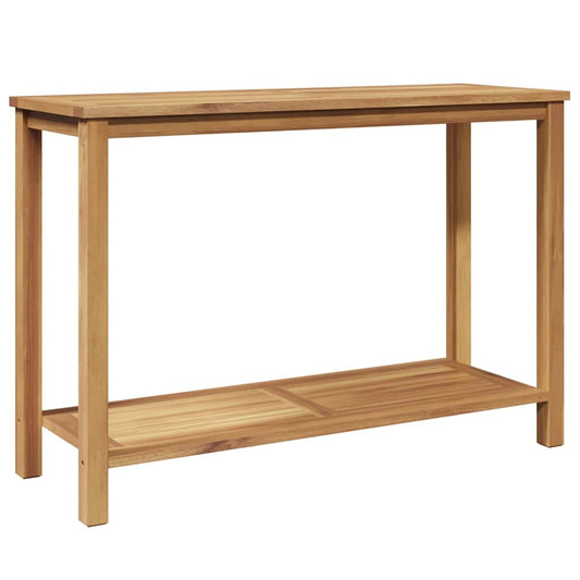 vidaXL Τραπέζι κονσόλας Καφέ 110 x 40 x 75 cm Στερεό Ξύλο Τίκ