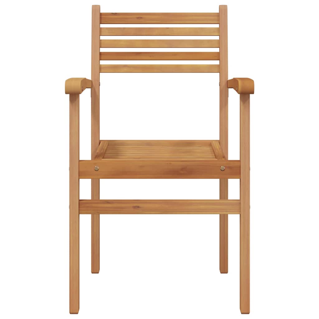 vidaXL Καρέκλα 4 pcs Καφέ 56 x 55 x 90.5 εκ Στερεό Ξύλο Τίκ