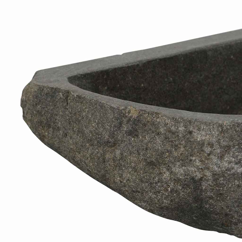 vidaXL Κρεμαστή Γωνιακή Λεκάνη Γκρι (30-37) x (30-37) x 12 εκ.