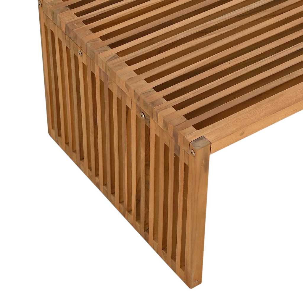 vidaXL Πλευρικό Τραπέζι Κήπου Καφέ 90 x 50 x 36 cm Μασίφ ξύλο teak