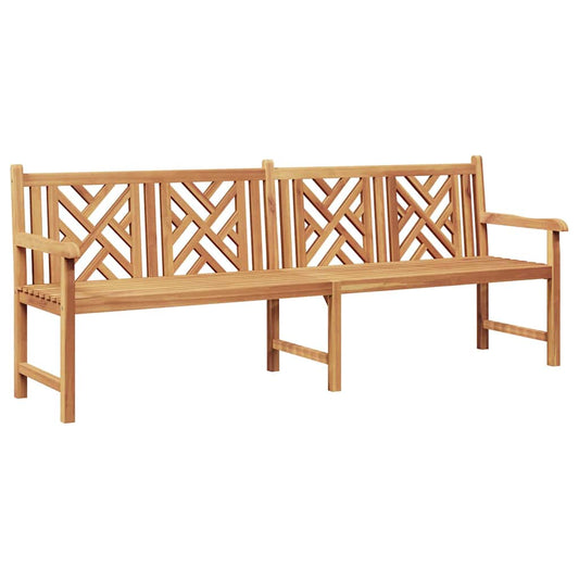 vidaXL Παγκάκι κήπου Καφέ 228 x 60 x 90 εκ Μασίφ ξύλο teak
