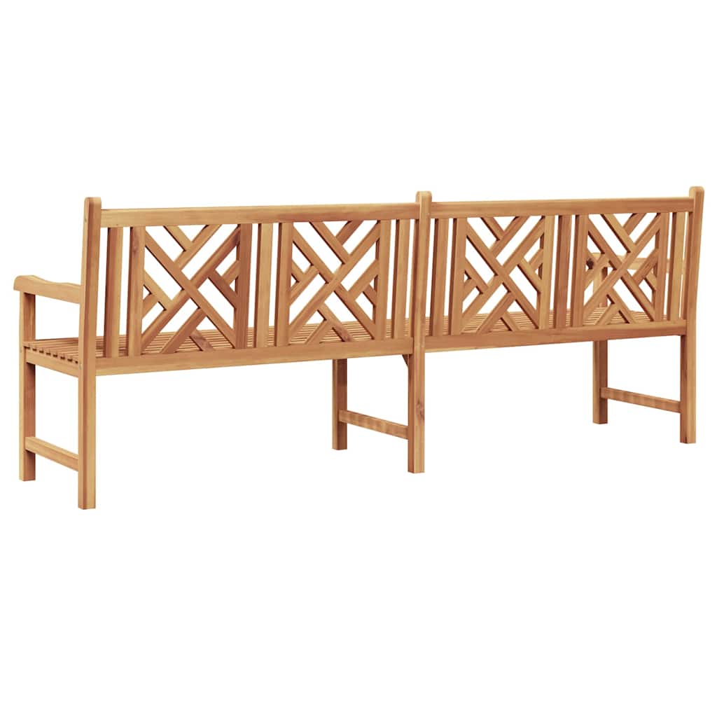 vidaXL Παγκάκι κήπου Καφέ 228 x 60 x 90 εκ Μασίφ ξύλο teak