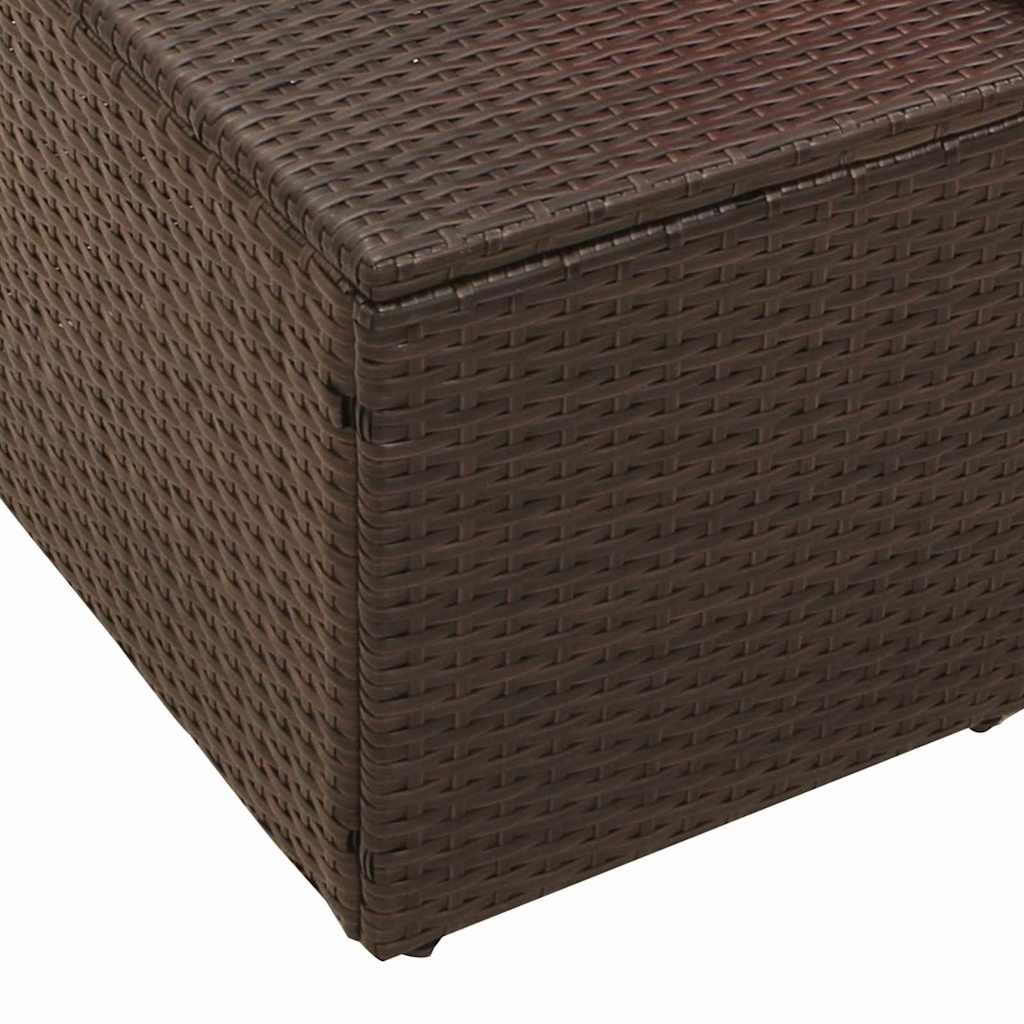 vidaXL Καναπές Κήπου με μαξιλάρι 184 x 62 x 69 εκ. συνθετικό ρατάν