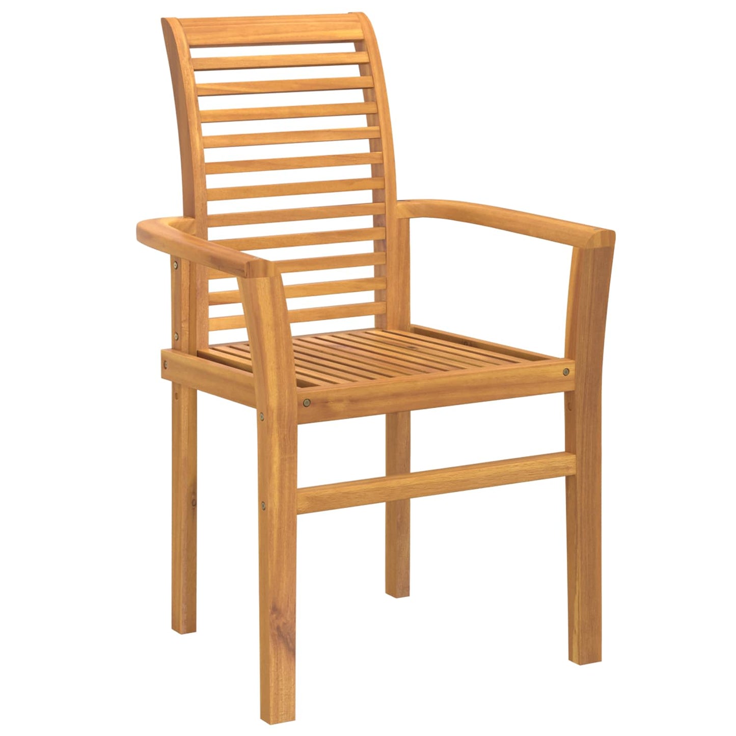 vidaXL Καρέκλα τραπεζαρίας 2 pcs Καφέ 62 x 55 x 94 εκ Στερεό Ξύλο Τίκ