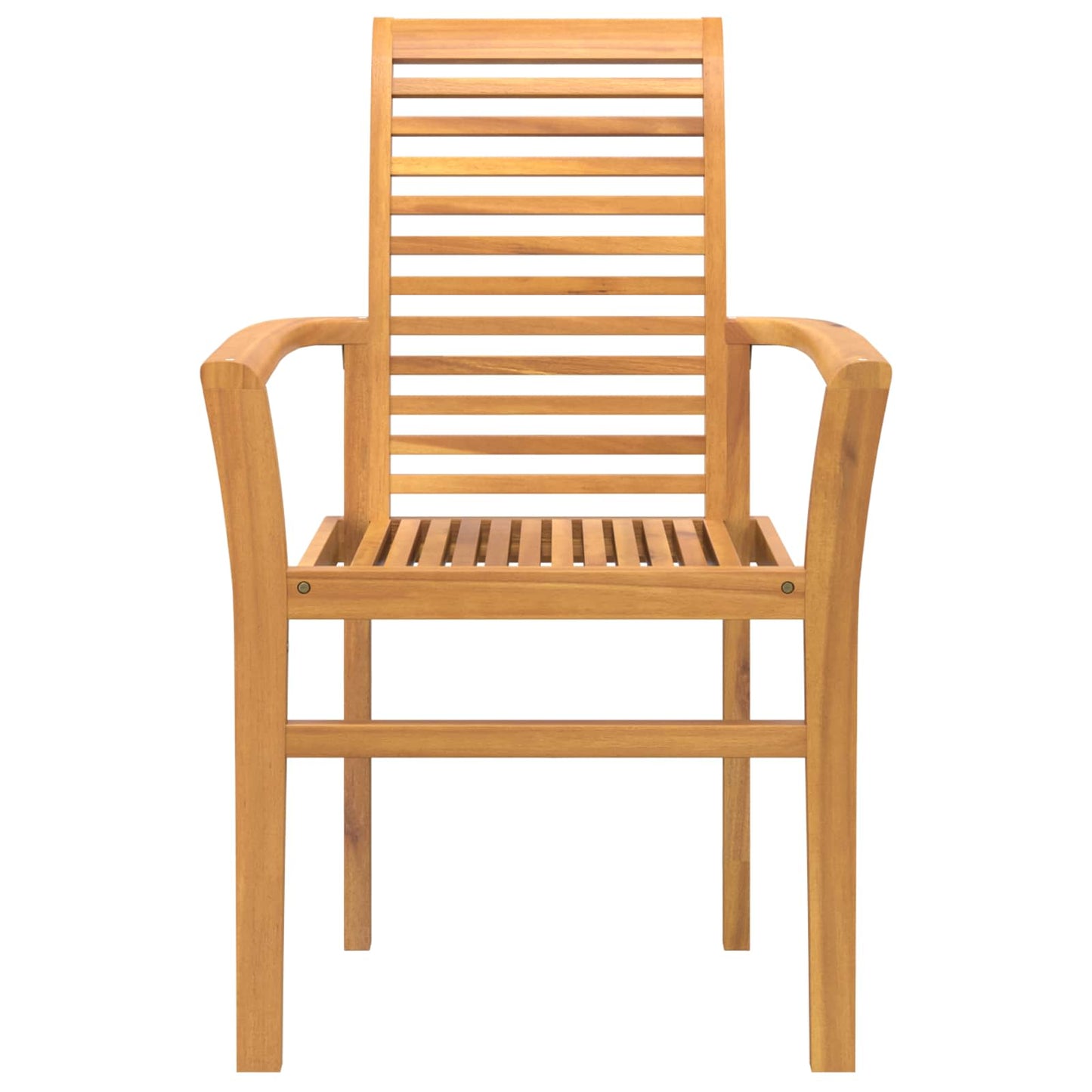 vidaXL Καρέκλα τραπεζαρίας 2 pcs Καφέ 62 x 55 x 94 εκ Στερεό Ξύλο Τίκ