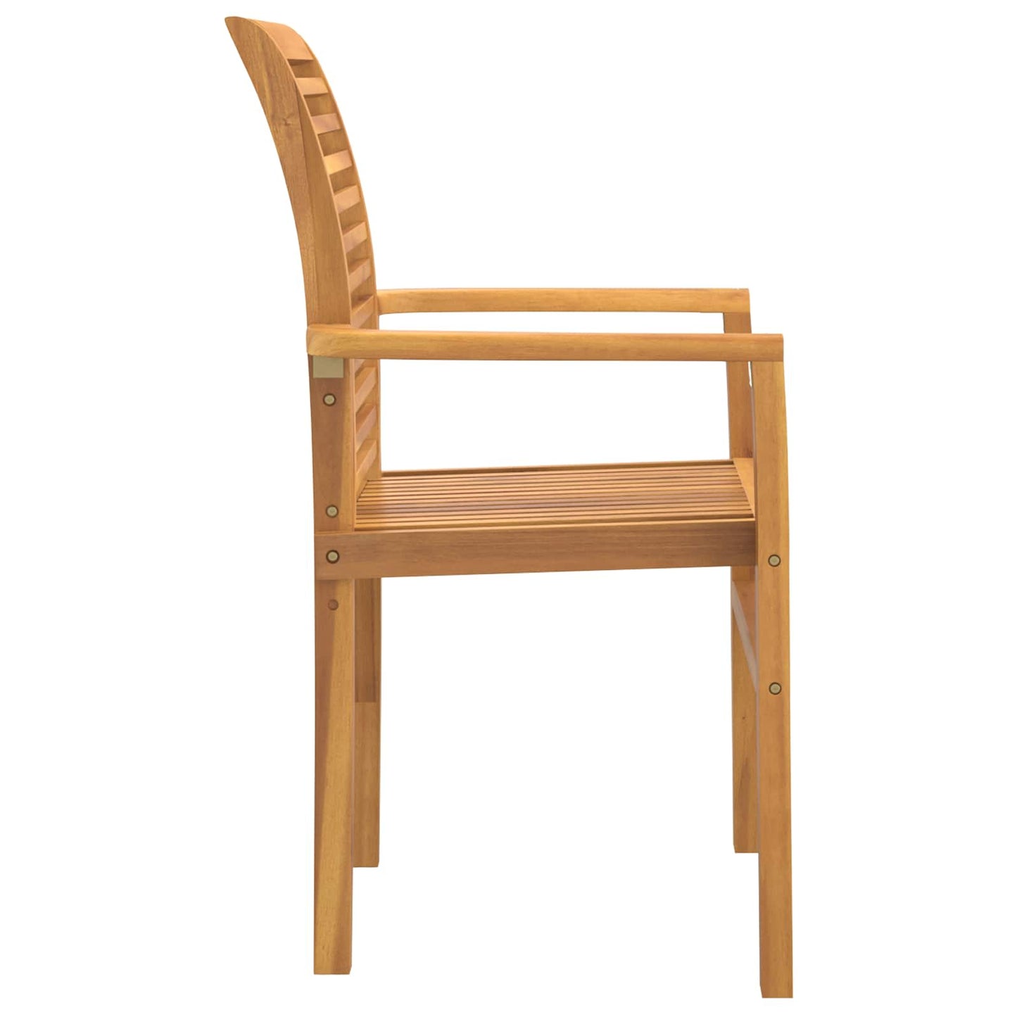 vidaXL Καρέκλα τραπεζαρίας 4 pcs Καφέ 62 x 55 x 94 εκ Στερεό Ξύλο Τίκ