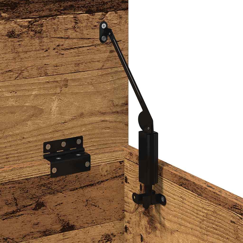 vidaXL Κουτί αποθήκευσης με αποθήκευση Παλαιό ξύλο 40 x 42 x 46 cm