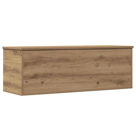 vidaXL Κουτί αποθήκευσης με αποθήκευση Artisan Oak 102 x 35 x 35 cm