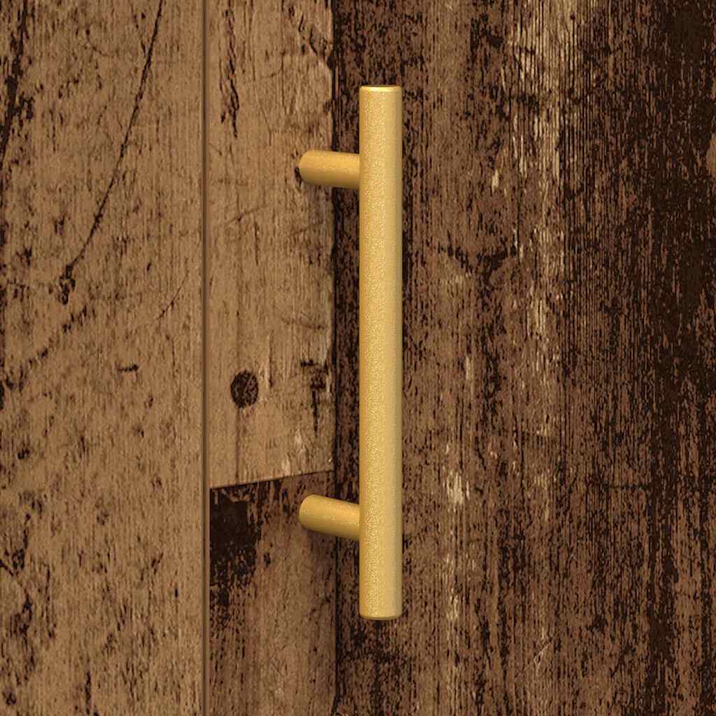 vidaXL Πλαϊνό γραφείο Παλαιό ξύλο 90 x 34 x 80 εκ. Επεξεργασμένο ξύλο