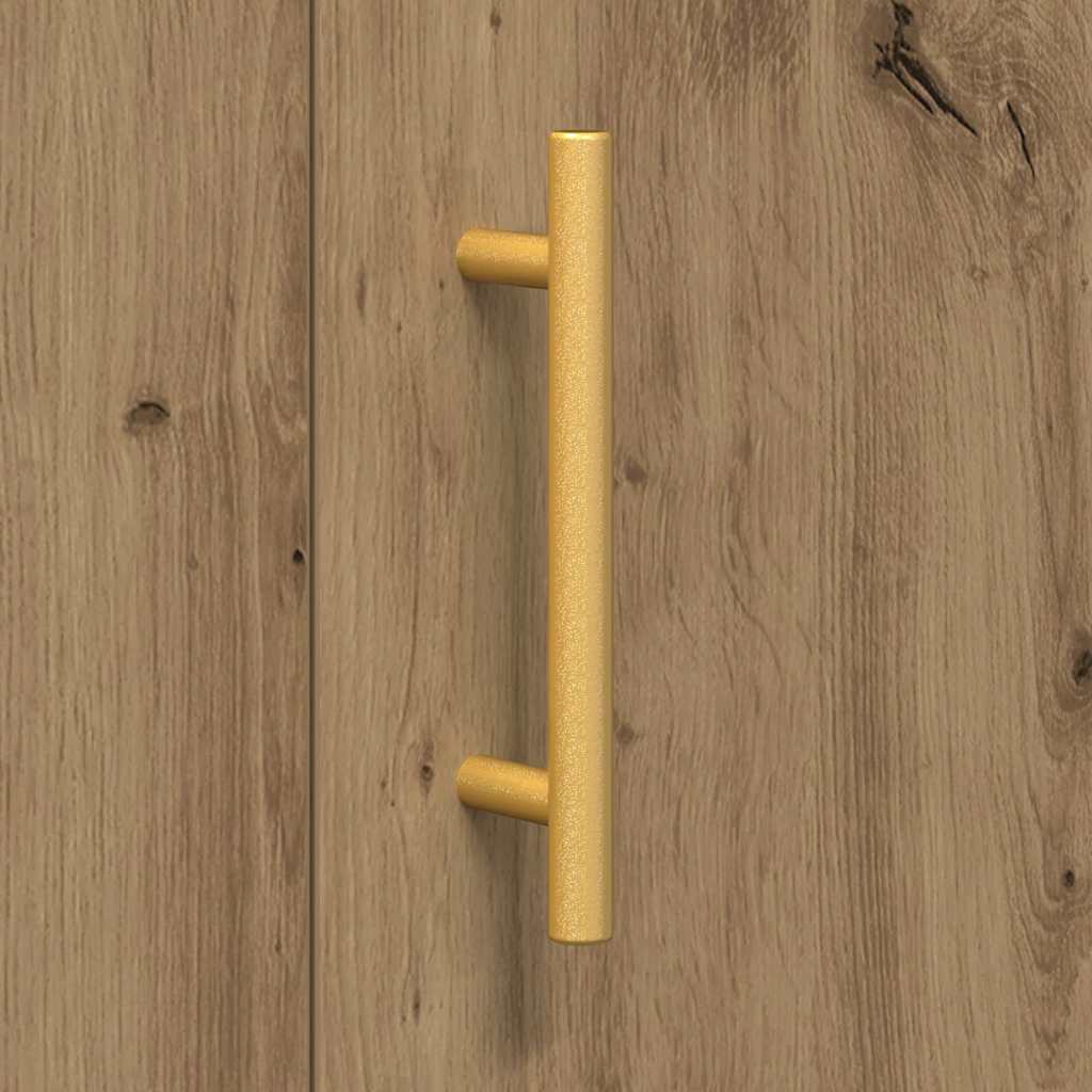 vidaXL Πλαϊνό γραφείο artisan δρυς 90 x 34 x 80 εκ. Επεξεργασμένο ξύλο