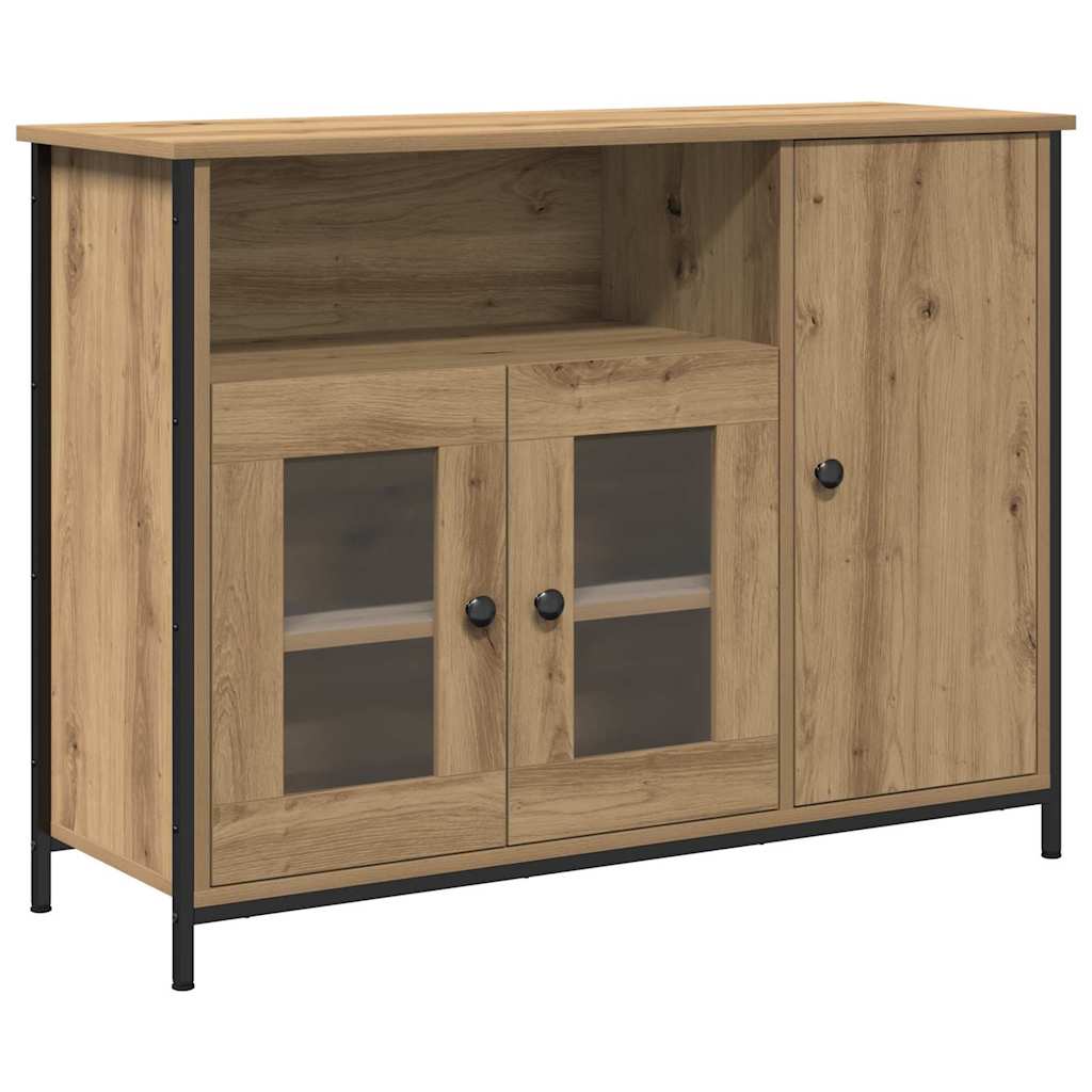 vidaXL Πλαϊνό γραφείο Artisan Oak 100 x 35 x 75 εκ.
