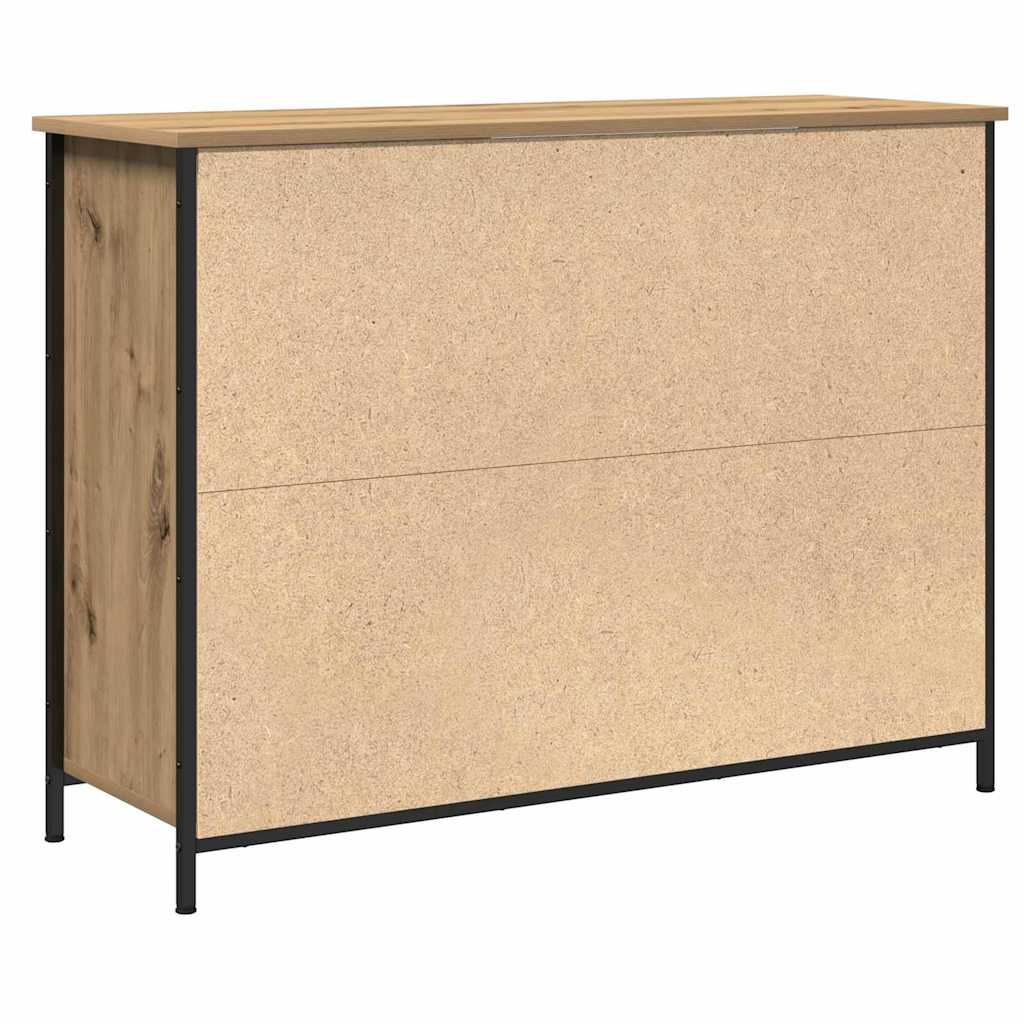 vidaXL Πλαϊνό γραφείο Artisan Oak 100 x 35 x 75 εκ.