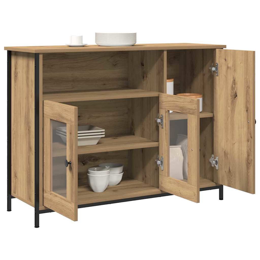 vidaXL Πλαϊνό γραφείο Artisan Oak 100 x 35 x 75 εκ.