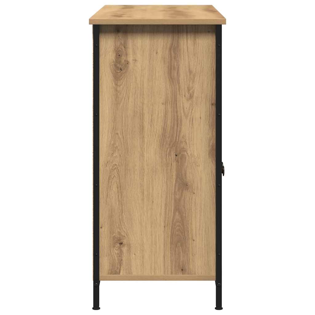 vidaXL Πλαϊνό γραφείο Artisan Oak 100 x 35 x 75 εκ.