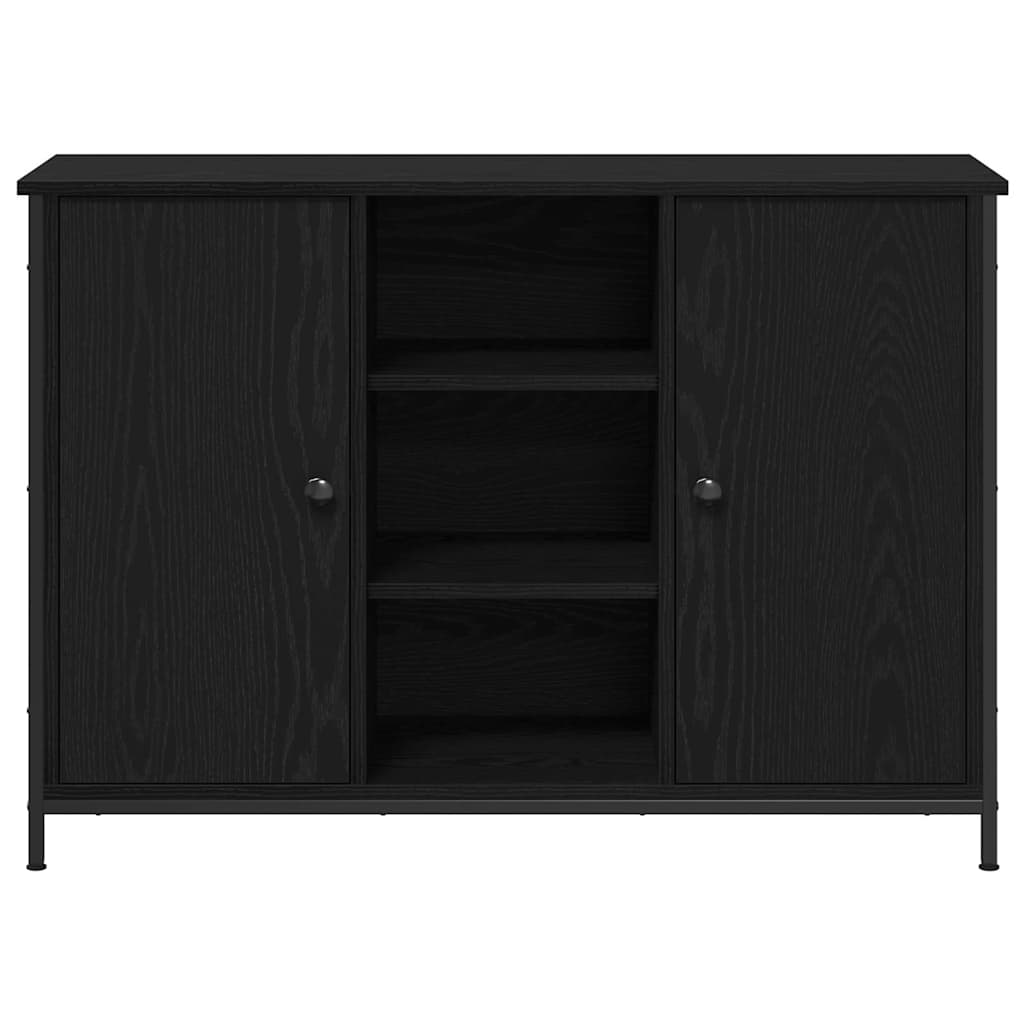 vidaXL Πλαϊνό γραφείο Μαύρη Οξυά 100 x 35 x 70 εκ.