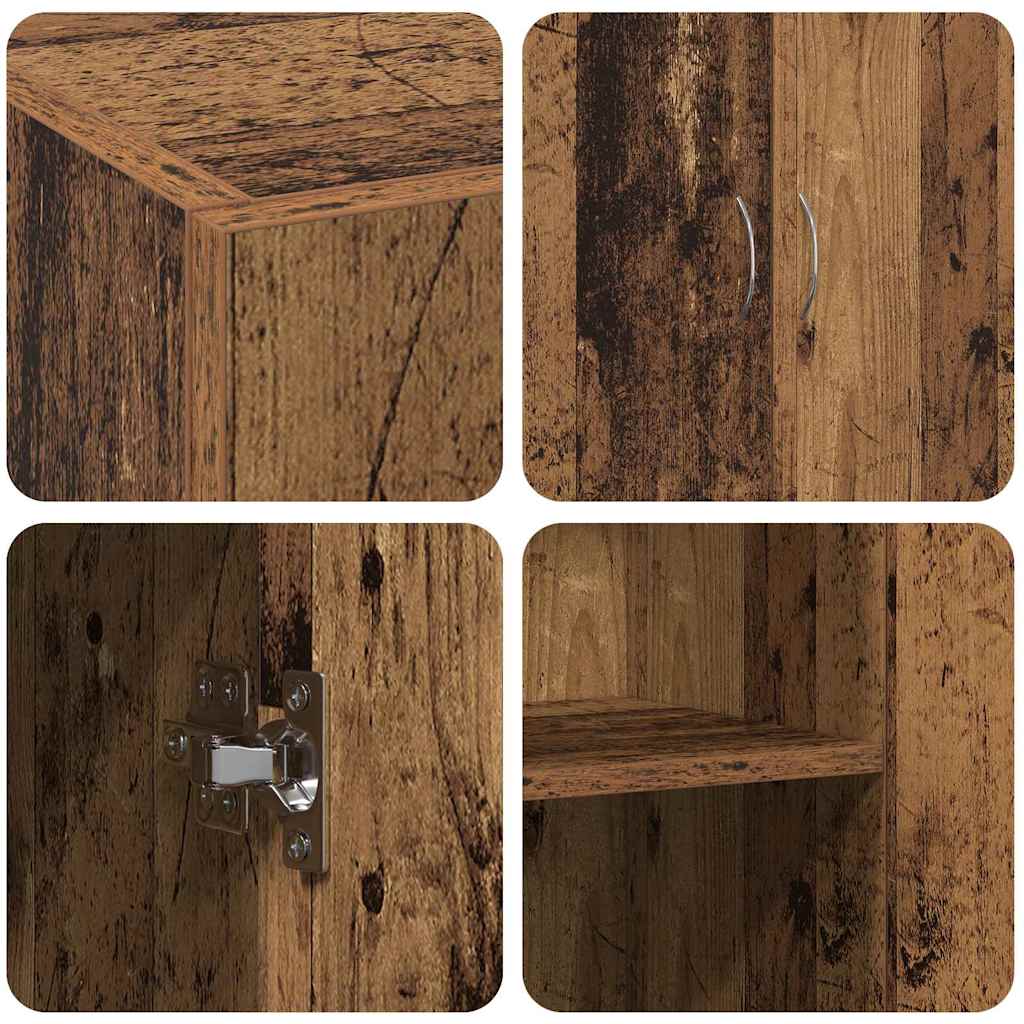 vidaXL Γραφείο Ντουλάπι Παλαιό ξύλο 60 x 32 x 77.5 Επεξεργασμένο ξύλο