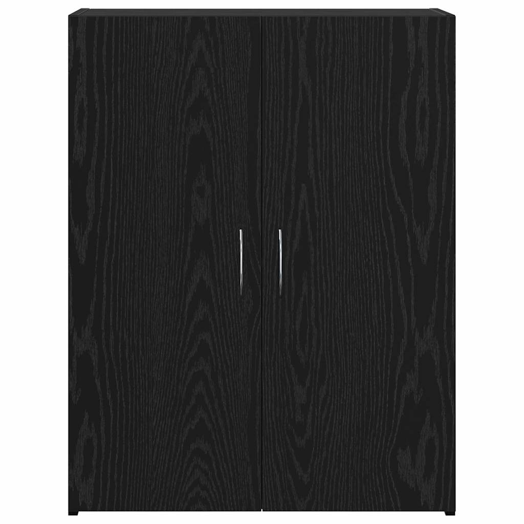 vidaXL Γραφείο Ντουλάπι Μαύρη δρυς 60 x 32 x 77.5 Επεξεργασμένο ξύλο