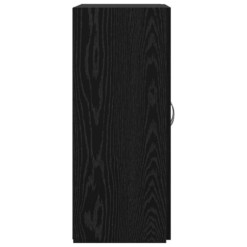 vidaXL Γραφείο Ντουλάπι Μαύρη δρυς 60 x 32 x 77.5 Επεξεργασμένο ξύλο