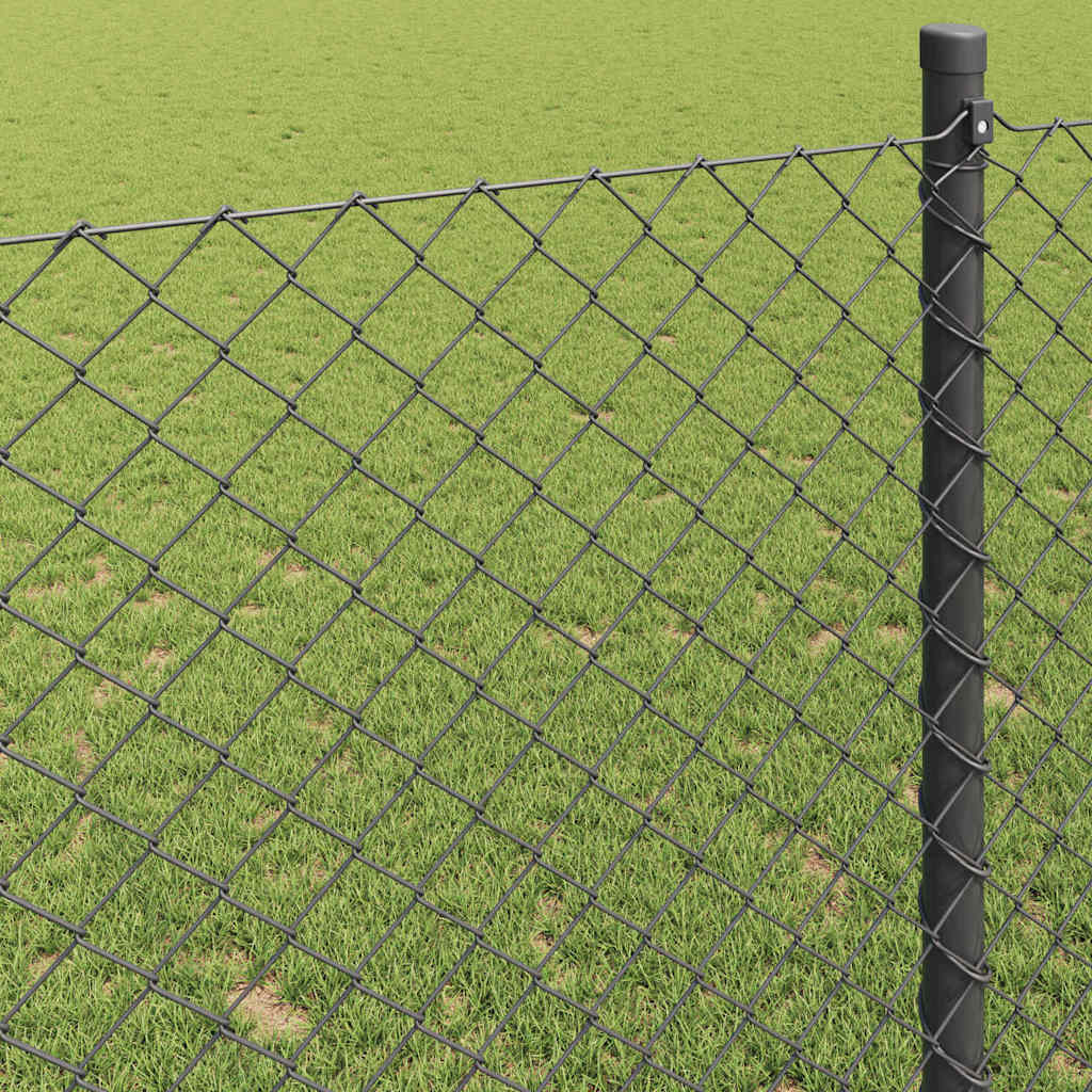 vidaXL Φράχτης από Συρματόπλεγμα Γκρίζος 0.4x25 μ Σίδερο