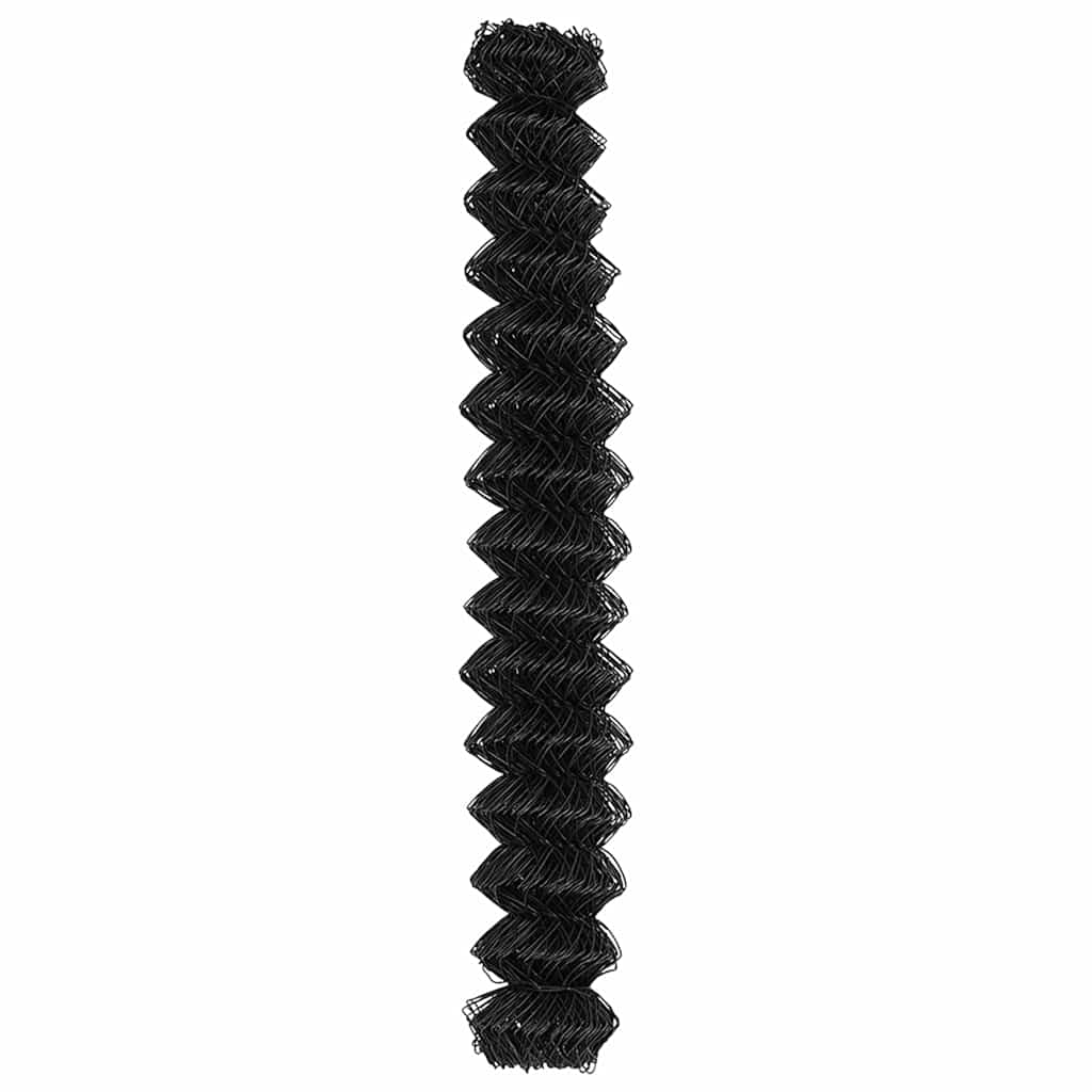 vidaXL Φράχτης Αλυσίδας Γκρι 1.6x25 μ Χάλυβα