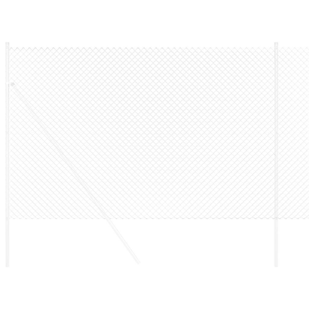 vidaXL Φράχτης Αλυσίδας 1.5x10 μ Γαλβανισμένος Χάλυβας