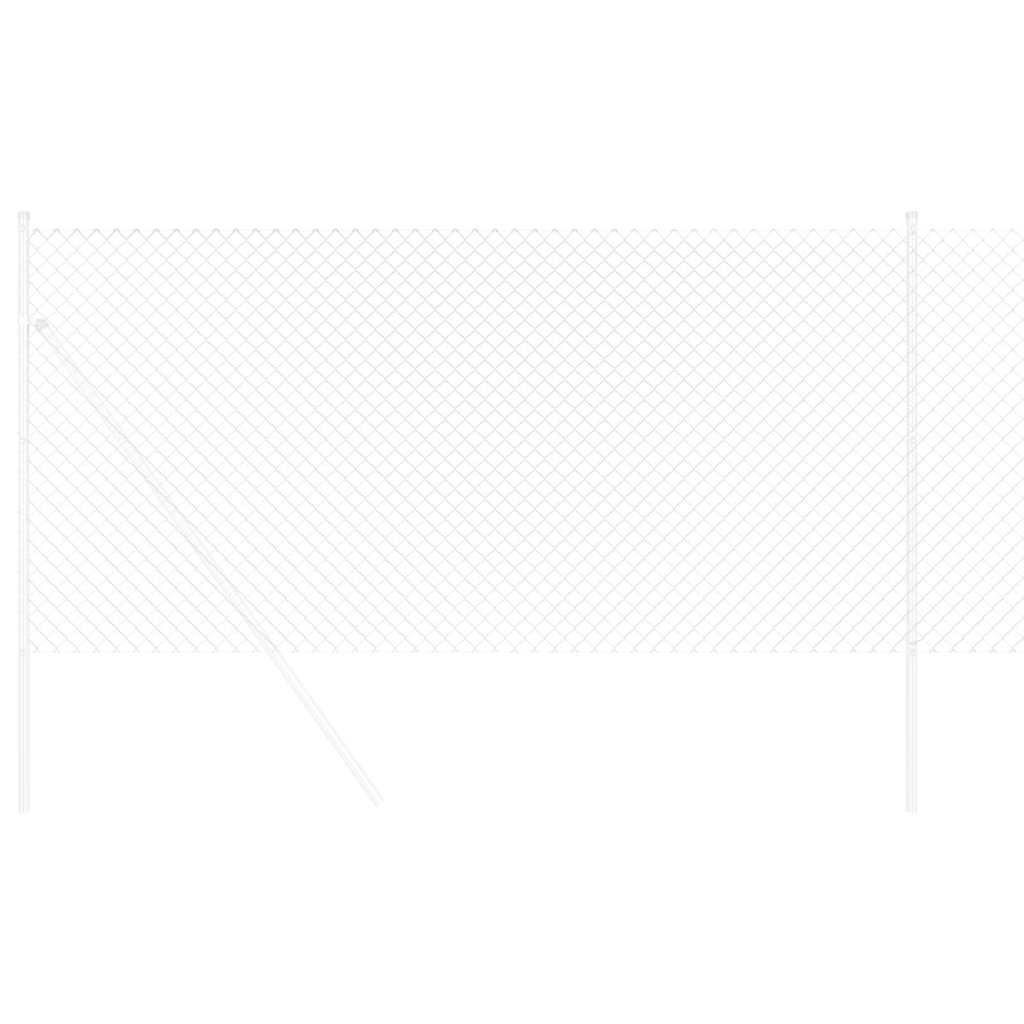 vidaXL Φράκτης 1.2x25 μ Γαλβανισμένο Ατσάλι