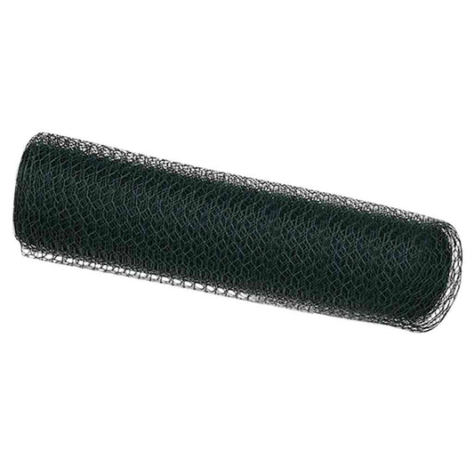 vidaXL Φράχτης Εξαγώνου Πράσινο 0,4 x 100 μ PVC