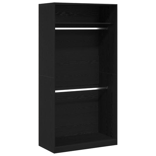 vidaXL Ντουλάπι Μαύρη δρυς 100 x 50 x 200 εκ. Επεξεργασμένο ξύλο