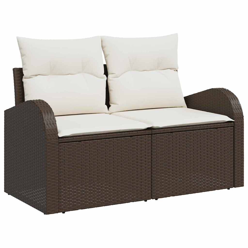 vidaXL Σετ Καναπέ Κήπου 9 pcs 289 x 124 x 85 εκ. Πολυ ράταν